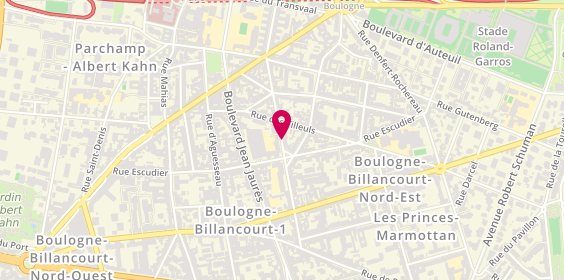 Plan de CHOPP Stéphane, 31 Rue Fessart, 92100 Boulogne-Billancourt