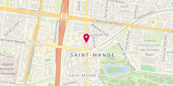Plan de CARTIGNY Christine, 19 Avenue du General de Gaulle, 94160 Saint-Mandé