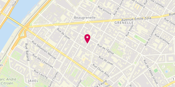Plan de RAMBAUD Dominique, 6 Rue Sainte Lucie, 75015 Paris