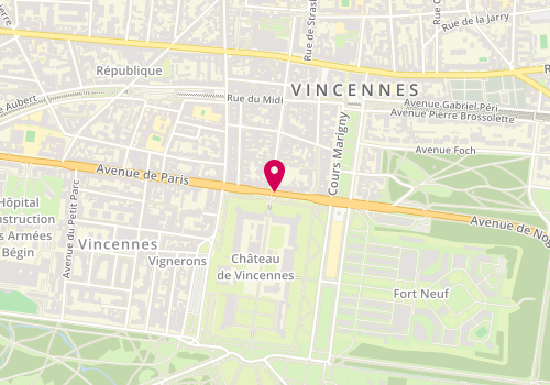 Plan de TAN Nelly, 16 Avenue de Paris, 94300 Vincennes