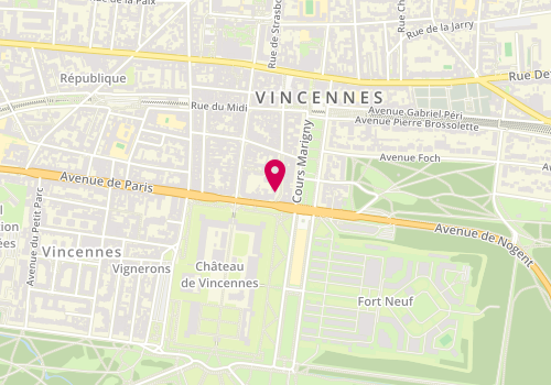 Plan de LALOUM Benjamin, 1 Rue Raymond du Temple, 94300 Vincennes