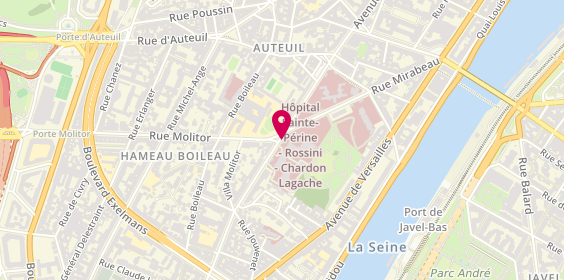 Plan de BEN Salah Mona, 11 Rue Chardon Lagache, 75116 Paris