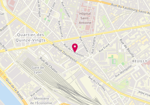 Plan de GHNASSIA RENAMBOT Florence, 148 Rue de Charenton, 75012 Paris