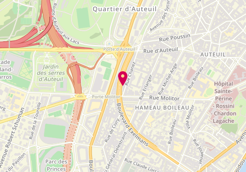 Plan de VANDER-HEYM Chloé, 112 Boulevard Exelmans, 75016 Paris