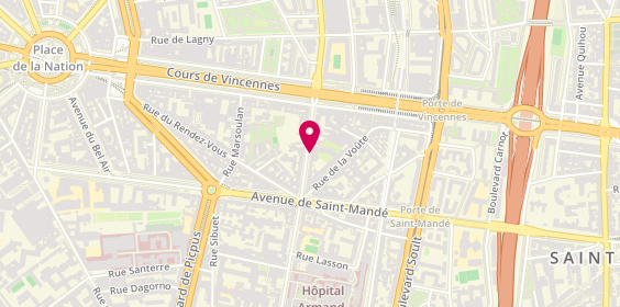 Plan de DESIR Marie-Esther, 72 Avenue Arnold Netter, 75012 Paris