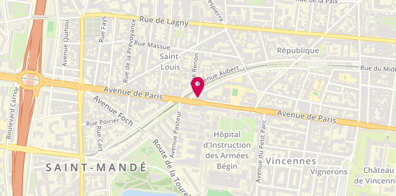 Plan de LE SAVÉANT Dominique, 126 Avenue de Paris, 94300 Vincennes
