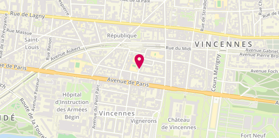 Plan de DORIGO Clément, 10 Rue d'Estienne d'Orves, 94300 Vincennes