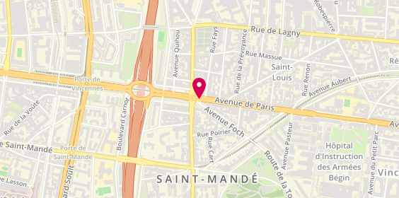 Plan de CHARBITE Kinereth, Rue de la Premiere Division Leclerc, 94160 Saint-Mandé