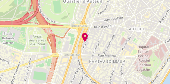 Plan de CAUCHY Cédric, 20 Bis Rue Chanez, 75016 Paris