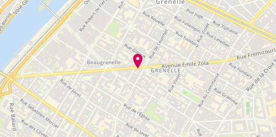 Plan de DE TURENNE Frédéric, 94 Avenue Emile Zola, 75015 Paris