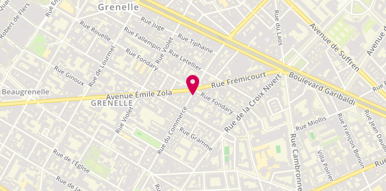 Plan de PORPIGLIA Antoine, 41 Rue du Commerce, 75015 Paris
