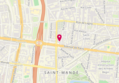 Plan de FLEURY Erwan, 5 Rue Fays, 94160 Saint-Mandé