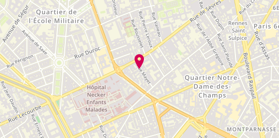 Plan de LAMANDE Thibaut, 8 Rue Mayet, 75006 Paris