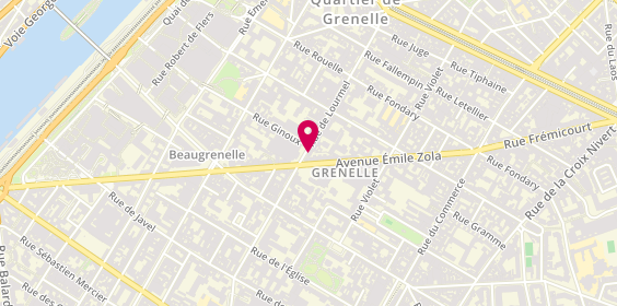 Plan de GBAGUIDI HOUEHANOU RODOLPHE, 51 Rue de Lourmel, 75015 Paris