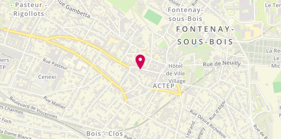 Plan de LAUMONT Pascale, 23 Rue Mauconseil, 94120 Fontenay-sous-Bois