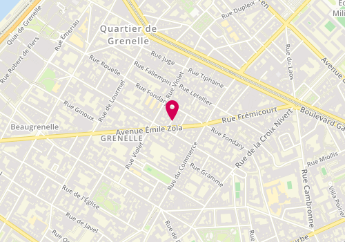 Plan de HWANG Julien, 7 Rue Henri Duchêne, 75015 Paris