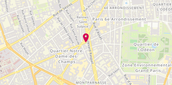 Plan de THEURET Raphaël, 61 Rue de Vaugirard, 75006 Paris