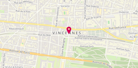 Plan de LUCAS Brigitte, 2 Rue Conde Sur Noireau, 94300 Vincennes