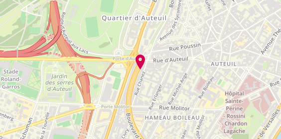 Plan de BUSTAMANTE Ricardo, 140 Boulevard Exelmans, 75016 Paris