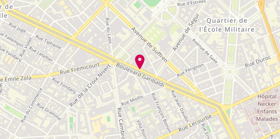 Plan de HENOT Bernard, 17 Boulevard Garibladi, 75015 Paris