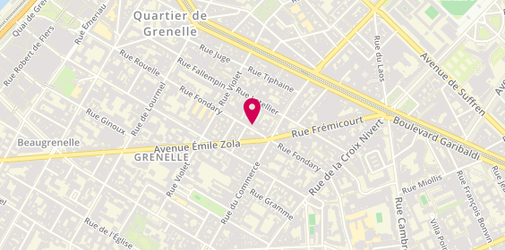 Plan de LAGIER Laura, 51 Rue Fondary, 75015 Paris