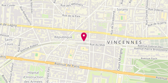 Plan de BERREBI Alexis, 10 Avenue Aubert, 94300 Vincennes