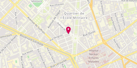 Plan de BERTAULT François, 50 Avenue de Saxe, 75015 Paris