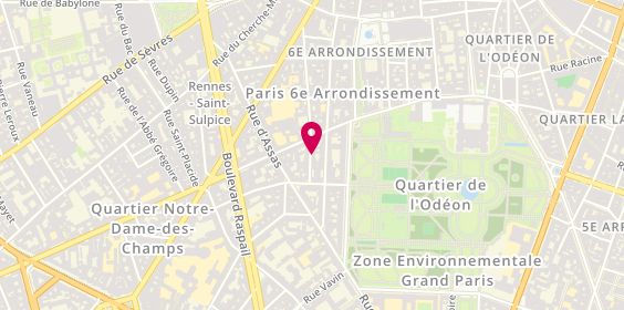 Plan de ROY Fabienne, 7 Rue Jean Bart, 75006 Paris