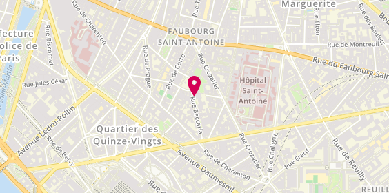 Plan de CHAUVET Carl, 24 Rue Beccaria, 75012 Paris