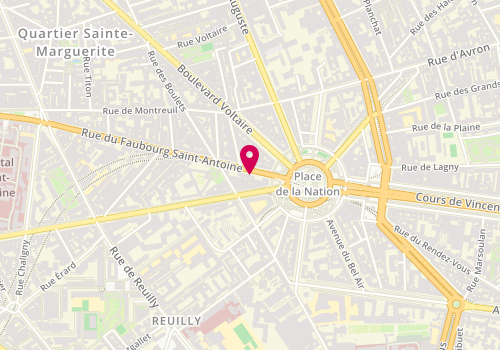 Plan de BALENGHIEN Marie, 276 Rue du Faubourg Saint-Antoine, 75012 Paris