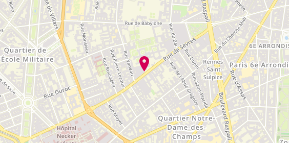 Plan de HARTMANN Léa, 149 Rue de Sevres, 75007 Paris