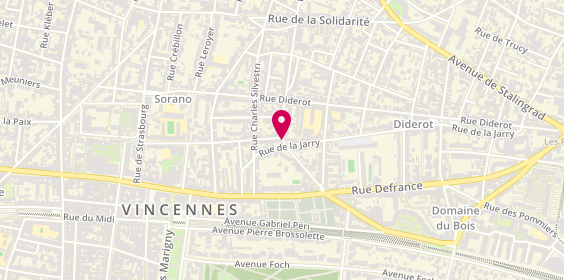 Plan de MALLERON Anne-Elodie, 51 Boulevard de la Libération, 94300 Vincennes