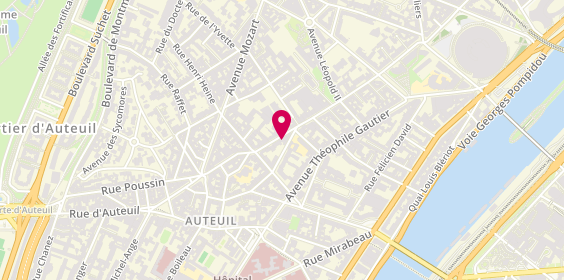 Plan de DEGOT Marie Laurence, 47 Rue Jean de la Fontaine, 75016 Paris