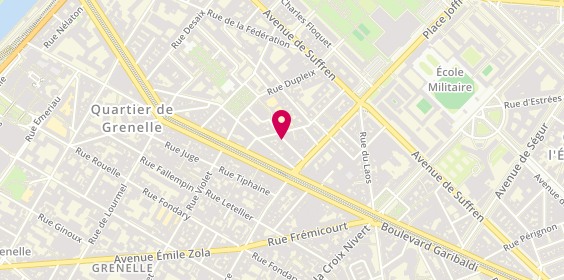 Plan de GAUDILLAT Delphine, 10 Rue D 'Ouessant, 75015 Paris
