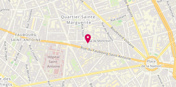 Plan de BONVALLET Bérangère, 3 Rue Roubo, 75011 Paris