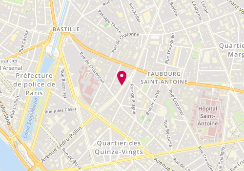 Plan de CERCUS Gauthier, 77 Avenue Ledru Rollin, 75012 Paris