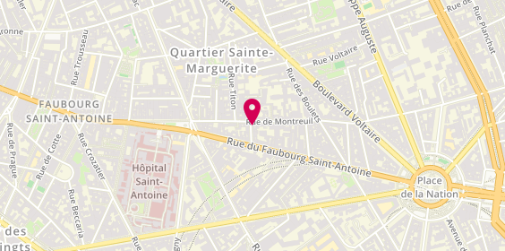 Plan de HAMELIN Thomas, 10 Rue Roubo, 75011 Paris