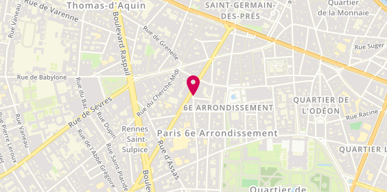 Plan de CHABRE Laetitia, 1 Rue Cassette, 75006 Paris