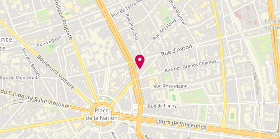 Plan de VALADE Manuel, 6 Rue Auger, 75020 Paris