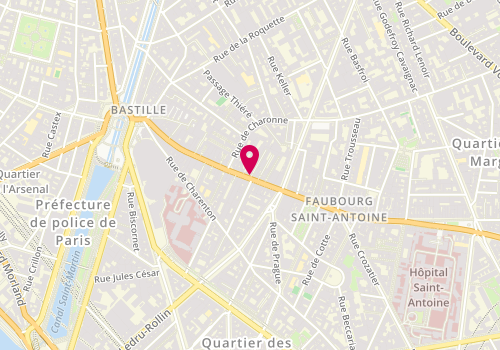 Plan de MONTELLA-LEFORT Laurence, 81 Rue du Faubourg Saint-Antoine, 75011 Paris