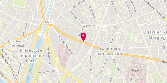 Plan de COLANGELI HAGEGE Hélène, 81 Rue du Faubourg Saint Antoine, 75011 Paris