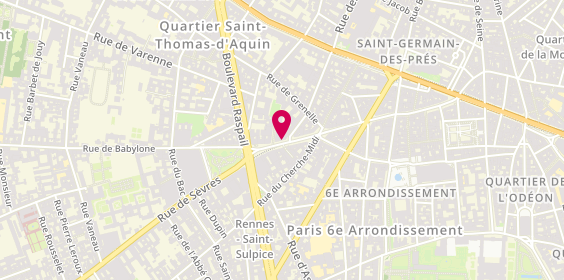 Plan de BARILLEC Pierre, 10 Rue de Sèvres, 75007 Paris