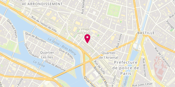Plan de GUYOT Xavier, 14 Rue des Lions Saint-Paul, 75004 Paris