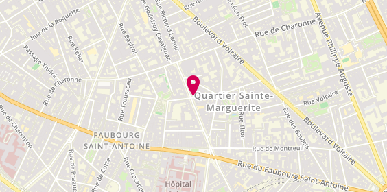 Plan de CATENOT Adrien, 13 Rue Chanzy, 75011 Paris