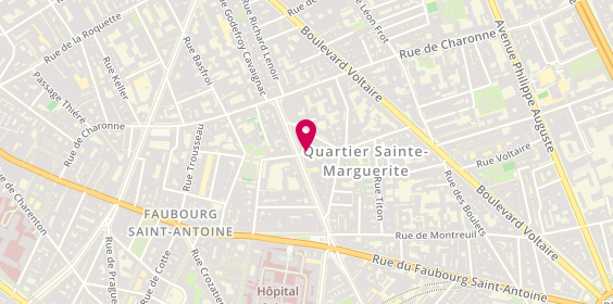 Plan de HARTEMANN Jérémie, 15 Rue Chanzy, 75011 Paris