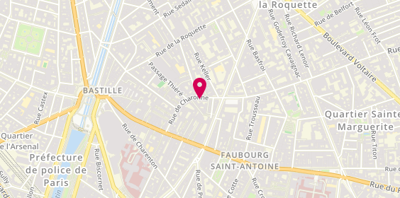 Plan de MORQUIN Pierre, 30 Rue de Charonne, 75011 Paris