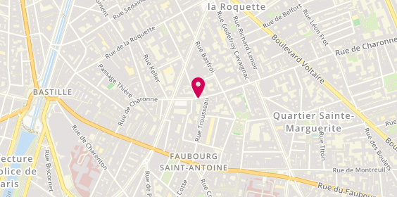 Plan de GONZALES MENDOZA FRANÇOIS, 62 Rue de Charonne, 75011 Paris