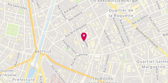 Plan de HACCOUN Annaëlle, 15 Rue Keller, 75011 Paris