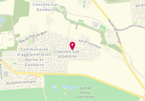 Plan de CABIN Claude, 11 Rue du Laurencon, 77600 Conches-sur-Gondoire