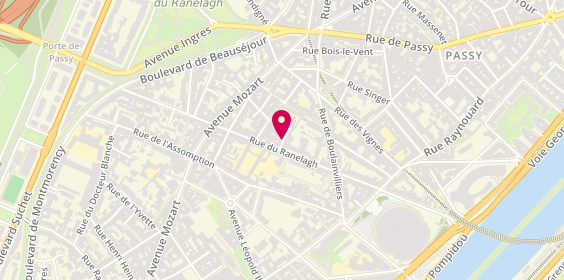 Plan de BINOCHE Adrien, 3 Rue Robert le Coin, 75016 Paris